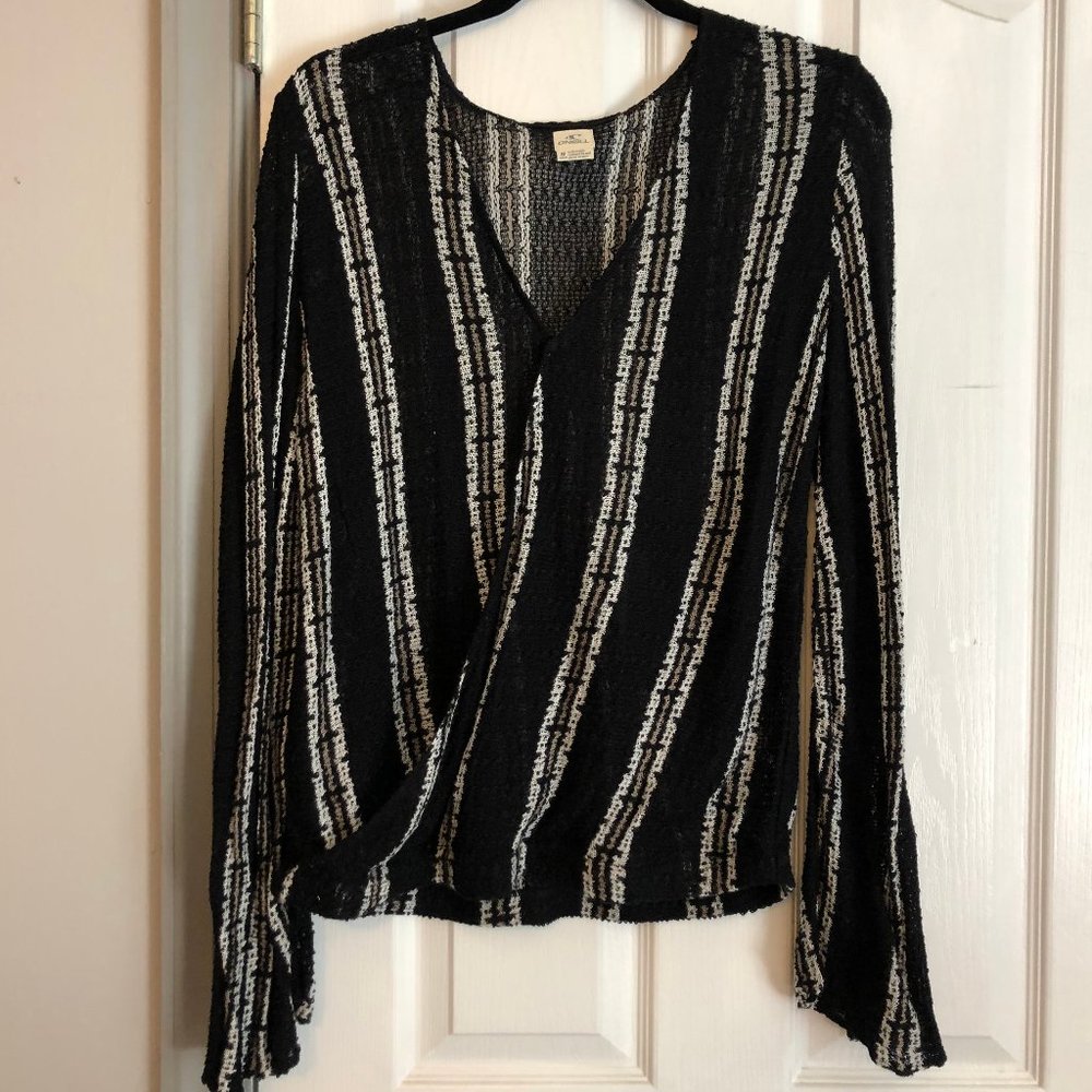 O'Neill Long Sleeve Black Beach Top